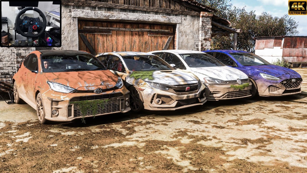Rebuilding Toyota GR Yaris & Honda Civic Type R & Volkswagen GOLF R & Hyundai i30 N Forza Horizon 5