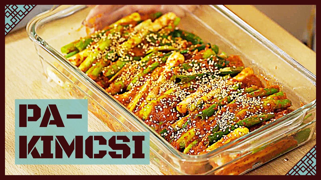 K-Food Academy Magyarország: így készül a pa-kimchi (파김치)!