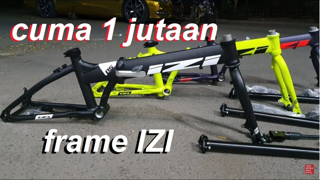 FRAME SEPEDA LIPAT IZI ⭐⭐⭐⭐⭐ DISC BRAKE 20 INCH ALLOY
