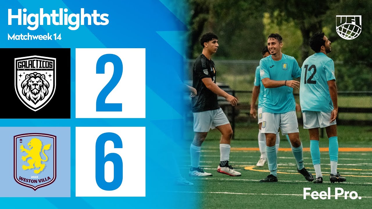 Galacticos v Weston Villa | The Ultimate Futbol League Highlights