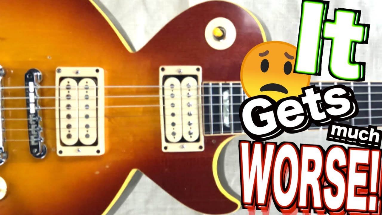 What Kind of Twisted FREAK Did This!?! | WYRON | Butchered 1970s Gibson Les Paul Deluxe 