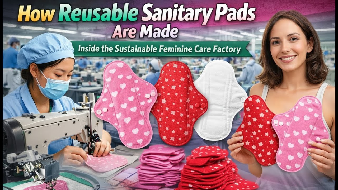 How Reusable Sanitary Pads Are Made | Inside the Sustainable Feminine Care Factory