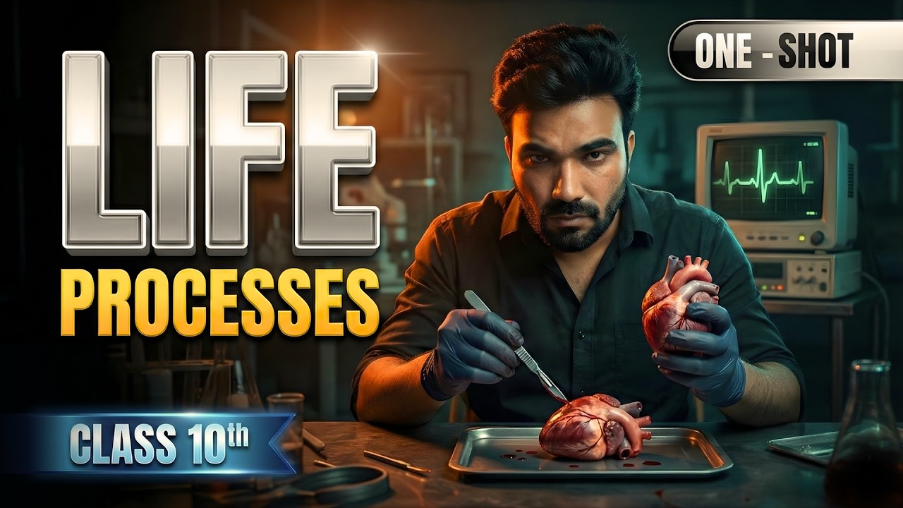 Life Processes Class 10 Biology One Shot | NCERT Explained | Board Exam 2026