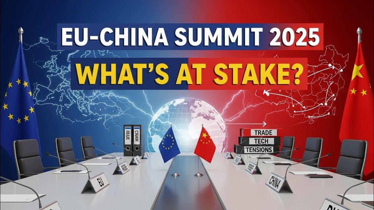 EU-China Summit 2025: Who's In The Room & What's At Stake?