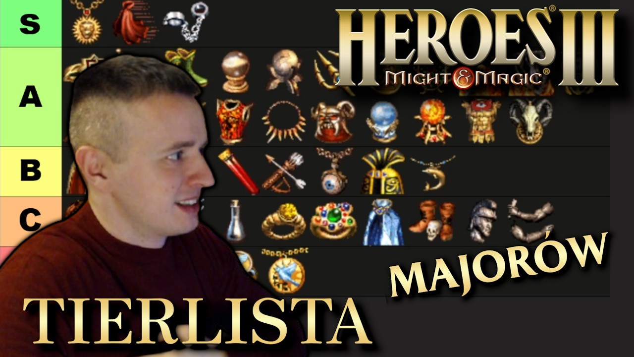 Heroes 3: TIERLISTA ARTEFAKT&Oacute;W KLASY MAJOR! Ranking HotA!