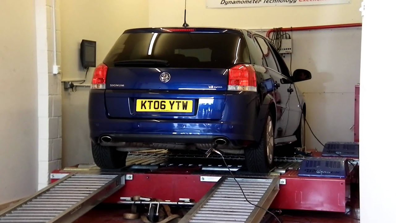 signum 2.8 v6 auto redline tuning rolling road 24/07/2010