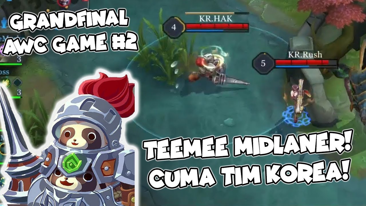Grand Final Piala Dunia AOV! - 2 Kali! Korea Taktik Teemee ft. Violet VS Thailand! Game #2