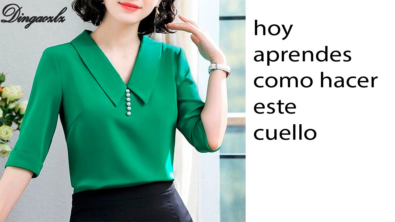 como hacer este cuello elegante y hermoso