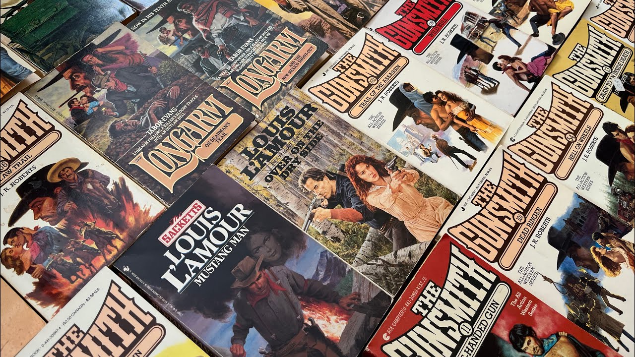 Western paper back thrift haul