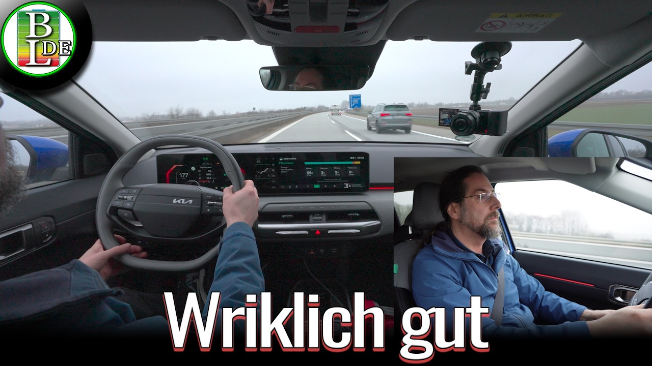 Kia EV4 (78kWh) bei 177 km/h 🚀 Autobahn Höchstgeschwindigkeit & Verbrauchstest | 150 kW FWD