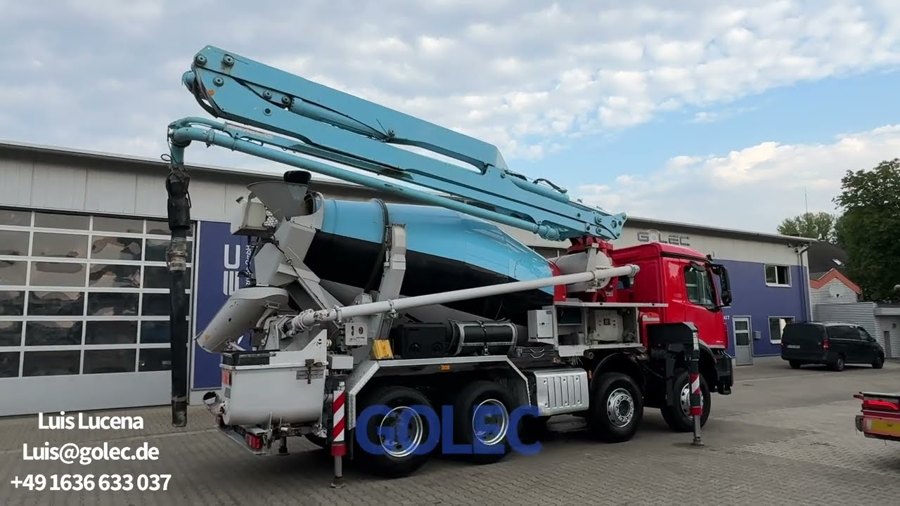 G200179 - Mercedes-Benz Arocs ACTROS 3243 8x4 Euro 6 Pumi Putzmeister TMM 24-3 aus Baujahr 2019