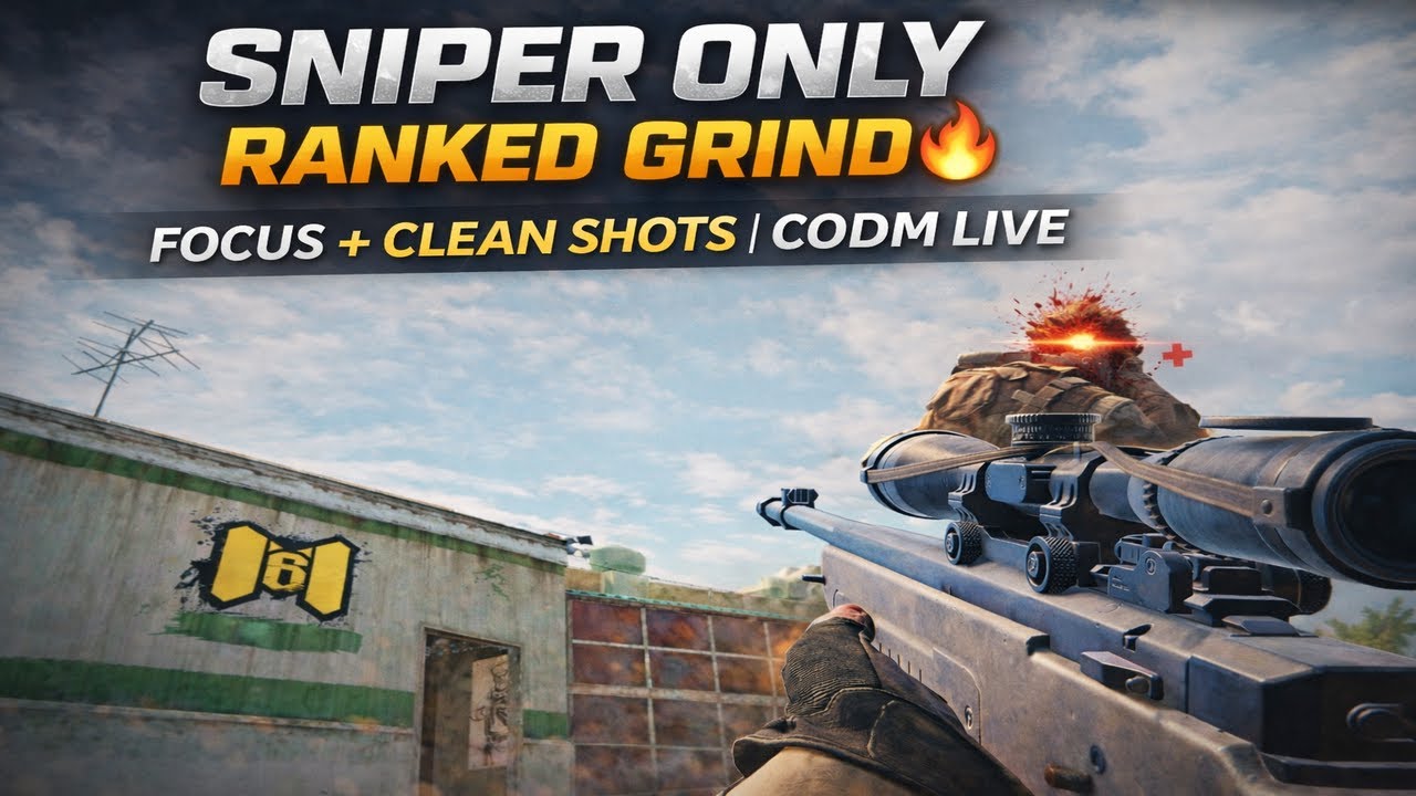 Sniper Only Ranked Grind | Focus and Clean Shots | CODM Live