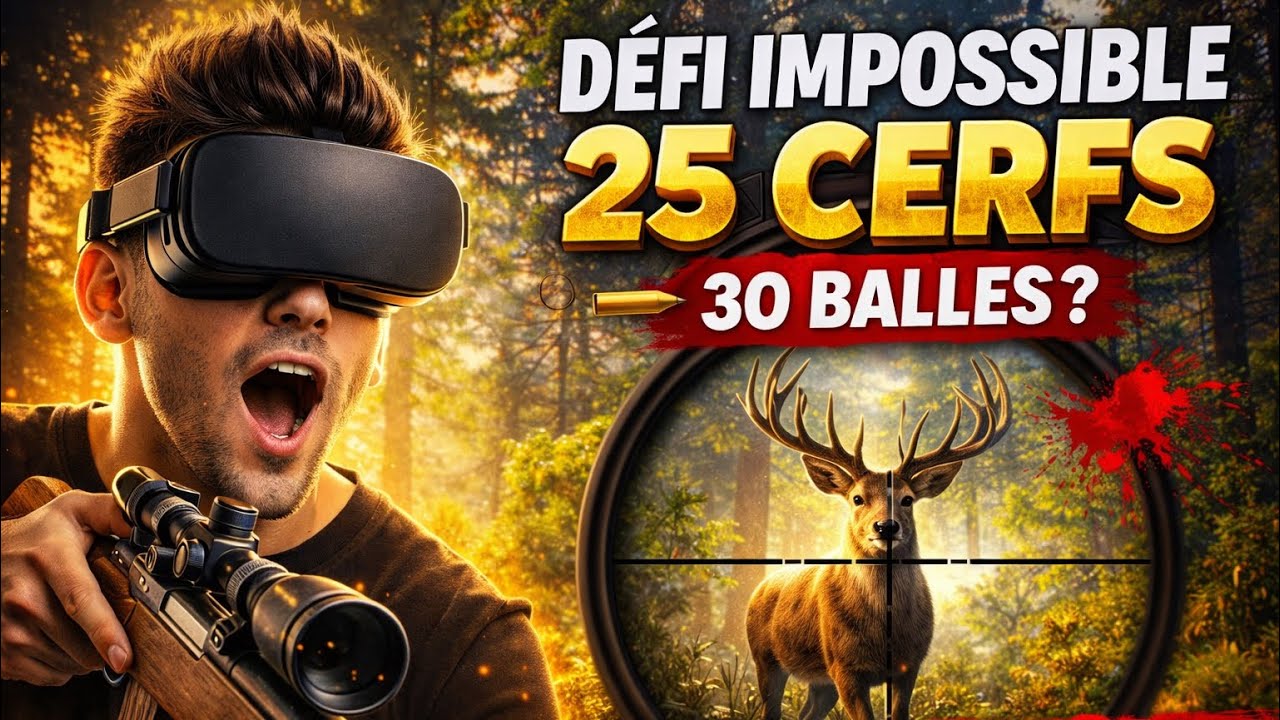 25 cerf en 30 balles défie sur le GAIM #1 🦌