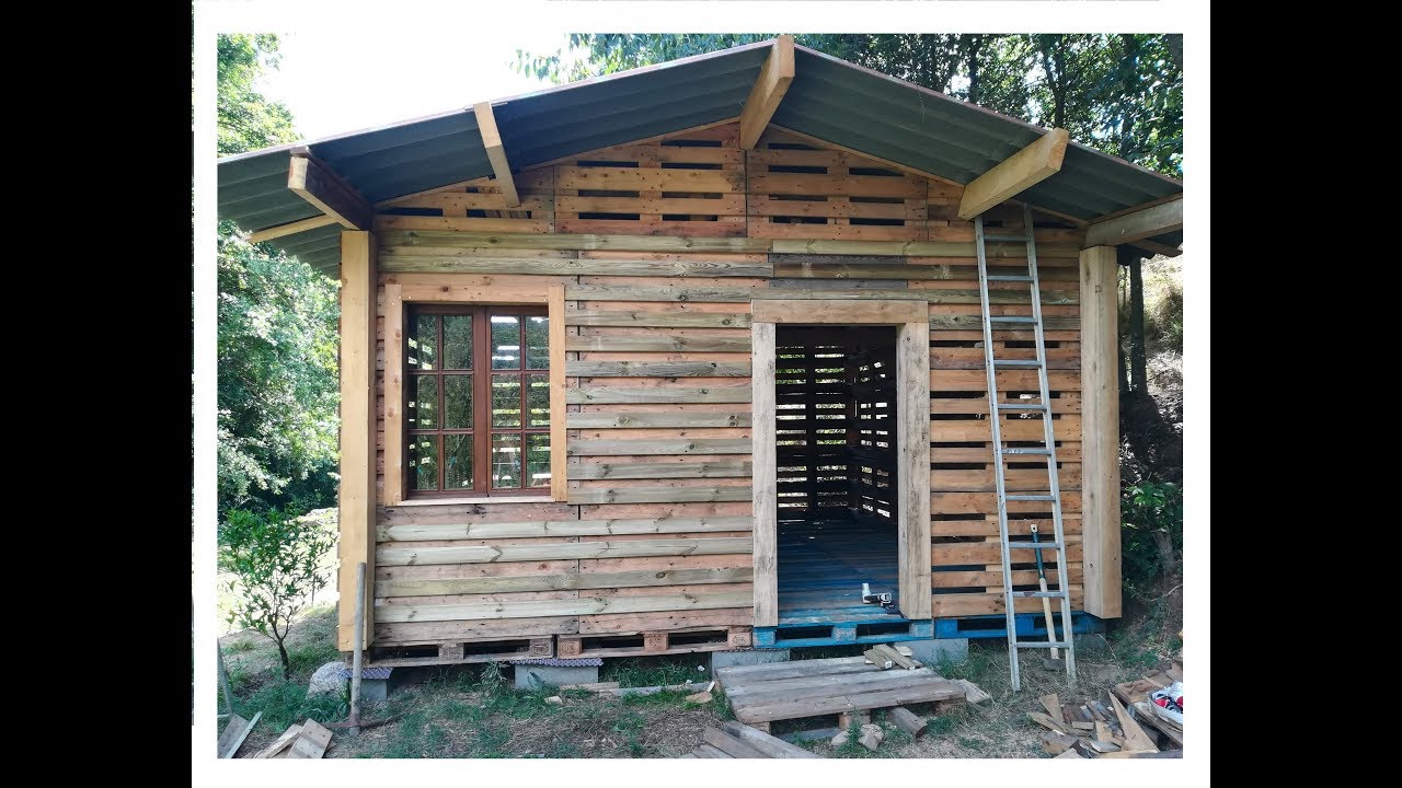 tuto:UN CHALET HABITABLE EN PALETTE !!(partie 3)