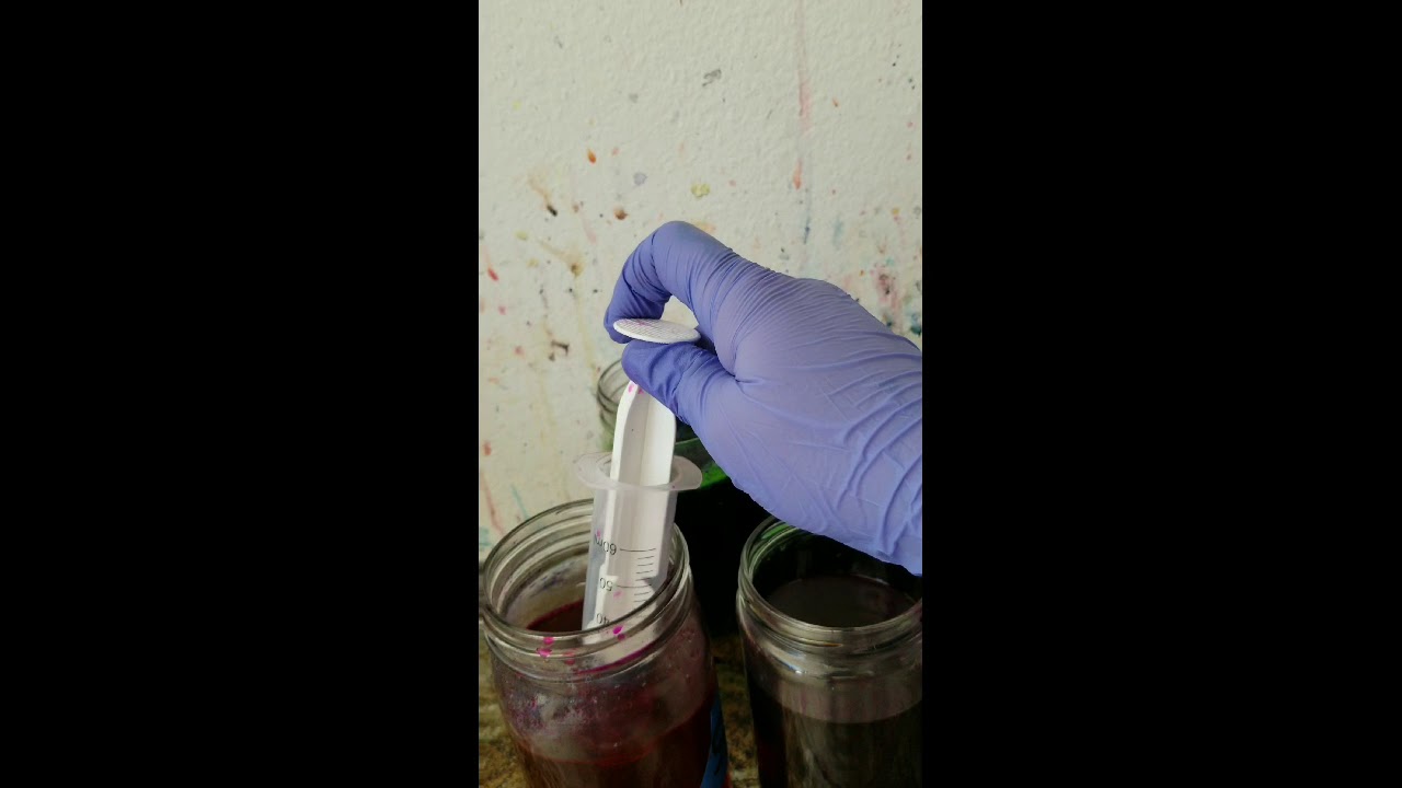 How to dye a smoothe gradient on roving