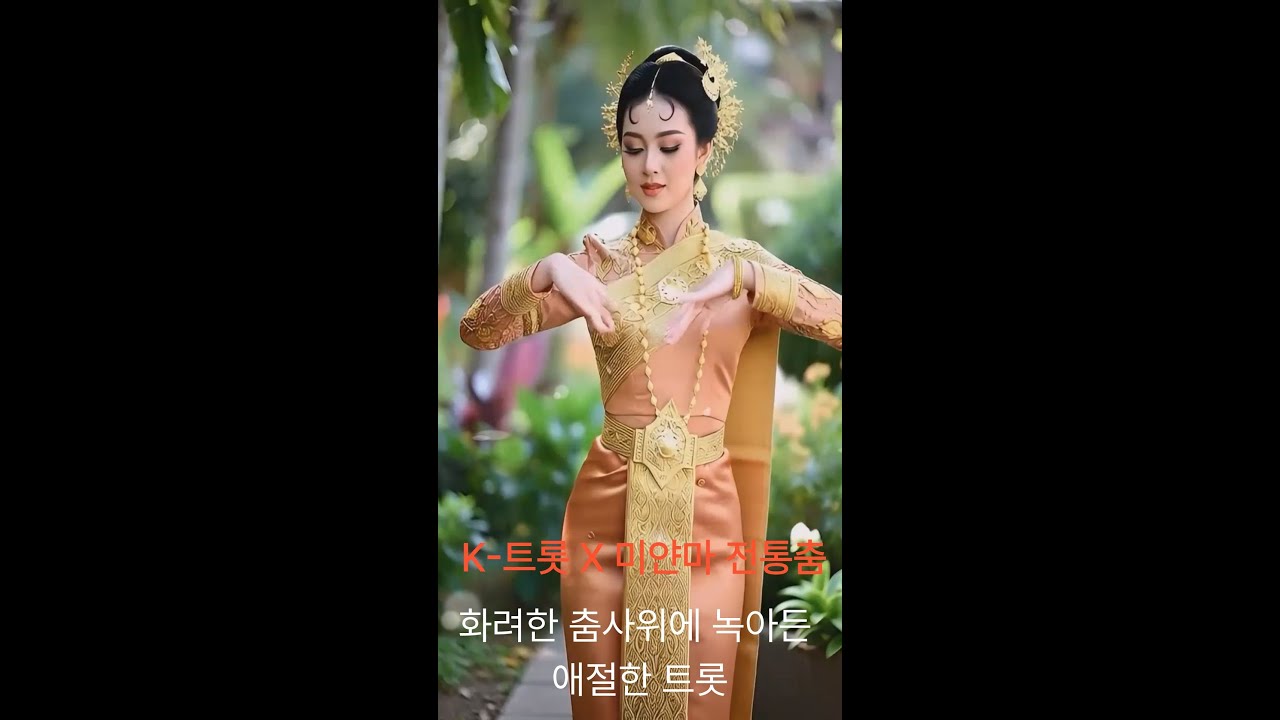 아코디언이 부르는 이별#TrotBallad #MyanmarDance #KPopFusion #기차역이별