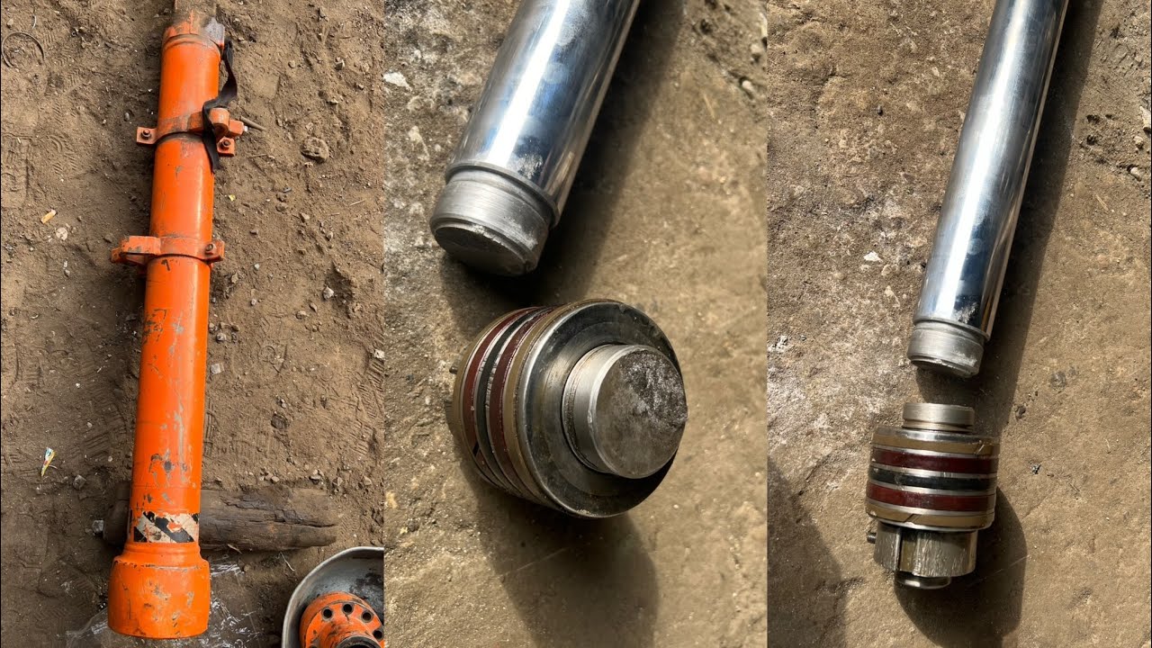 Doosan Dx 140 Hydraulic  Pressure Bucket Jack  Ripping and chrome  #mechanical #repair
