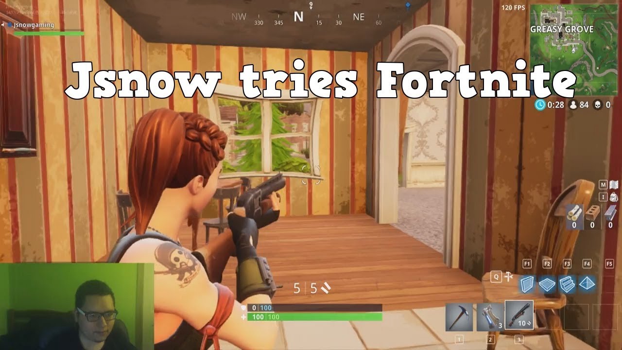 Fortnite - Jsnow's First time: Random Clips and fails