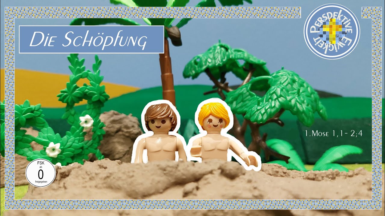 Die Schöpfung | AT 1 | Nachgespielt mit Playmobil Figuren | Video für Kinder | Bibel Film