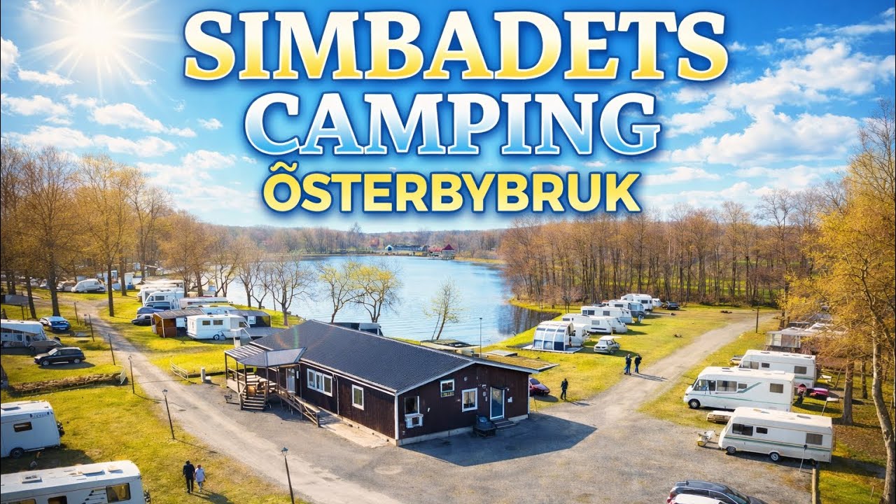 Simbadet Camping, Österbybruk – Drone & Ground Walk | Sweden