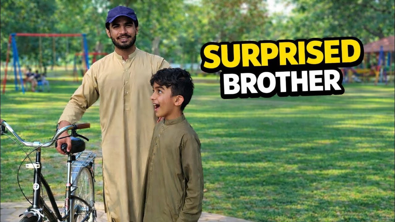 Surprising brother with new cycle 🚲 |mudassir chala gaya 🥹