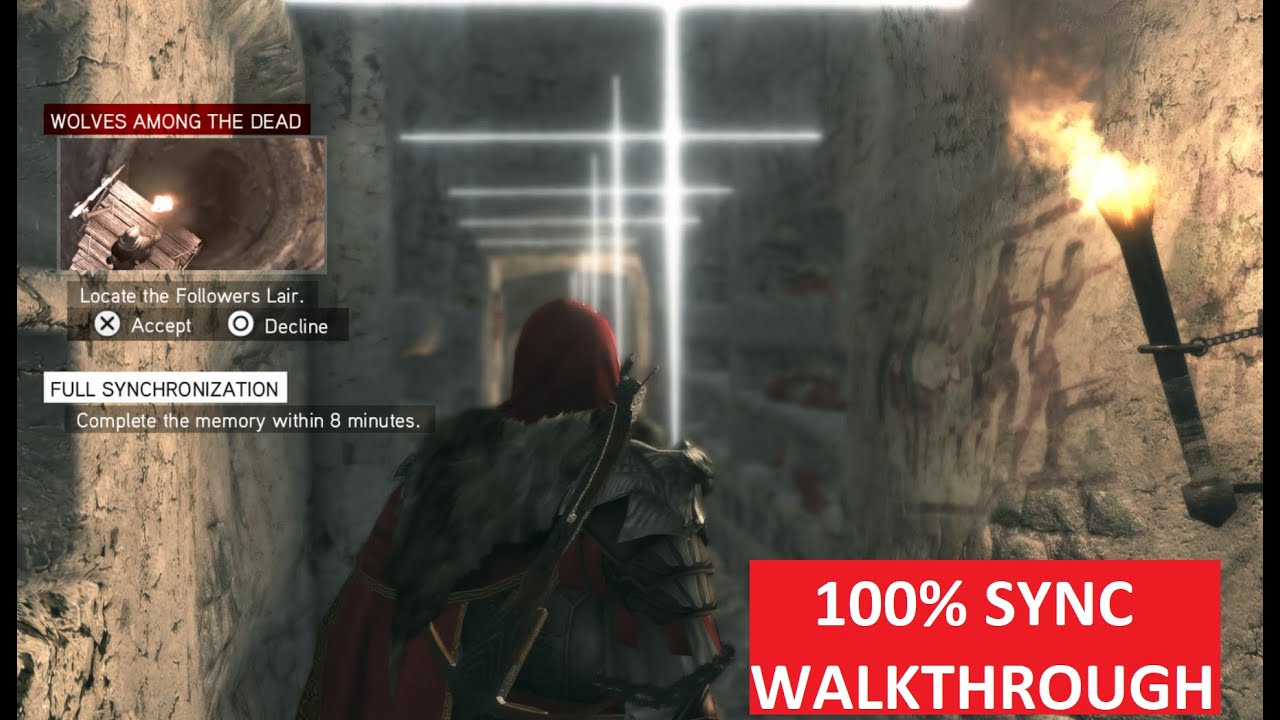 Assassin's Creed Brotherhood - Romulus Lairs Walkthrough - 