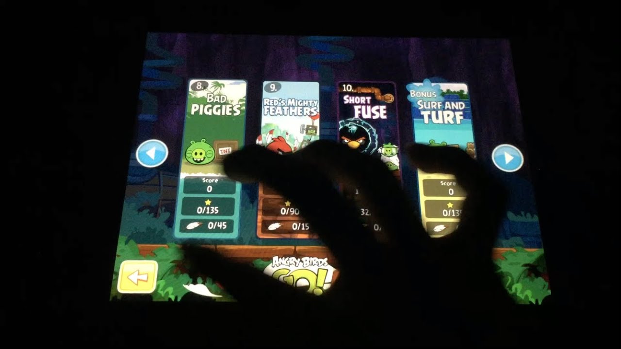 Angry Birds HD 4.0.0 On iPad 2 iOS 6.1.3 Gameplay