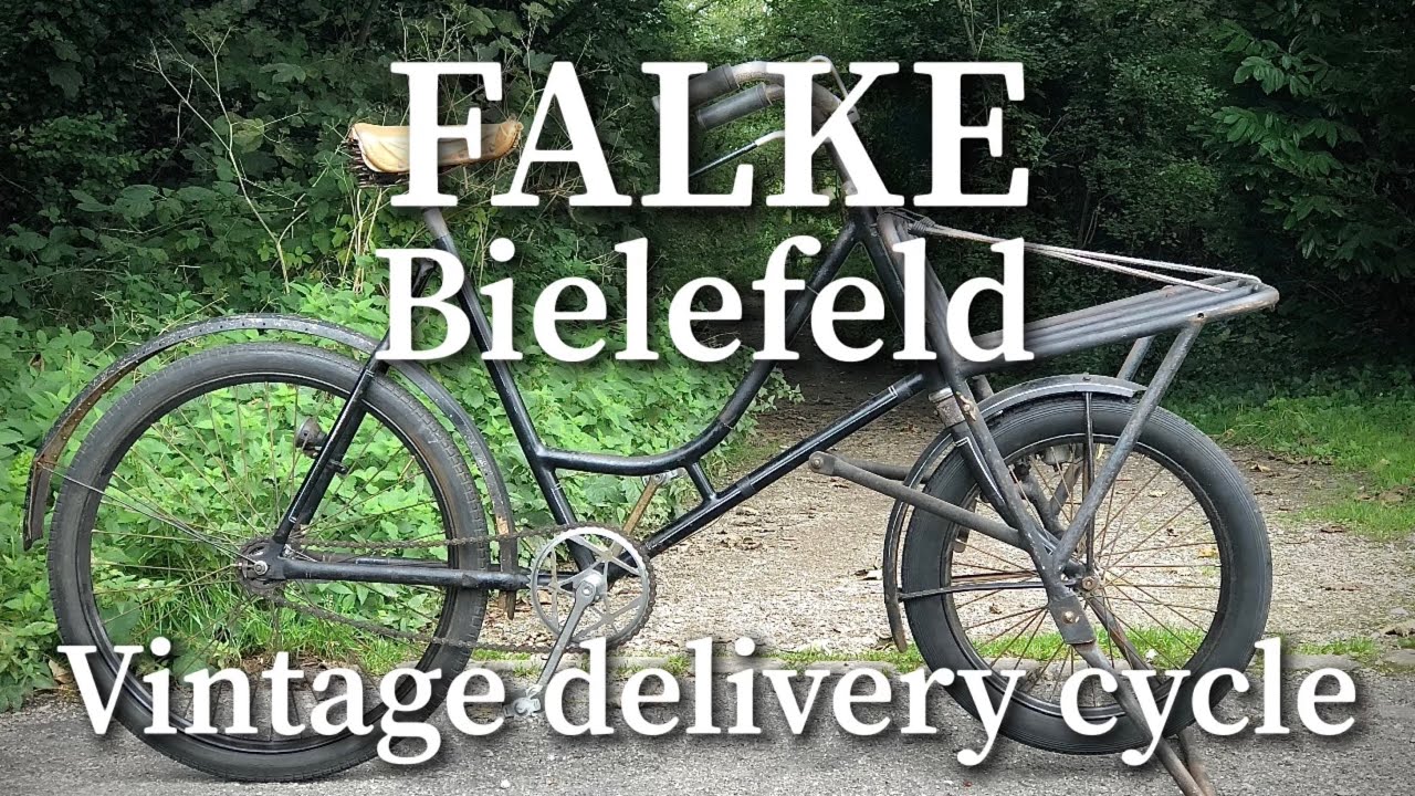 New bike reveal! Falke Bielefeld vintage singlespeed delivery bicycle, detailed look & first ride.