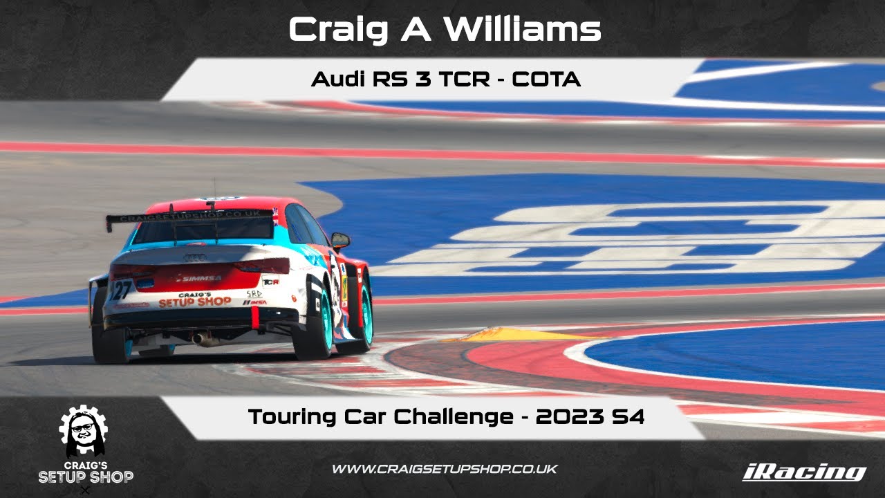 iRacing - 23S4 - Audi RS 3 TCR - Touring Car Challenge - COTA - CAW