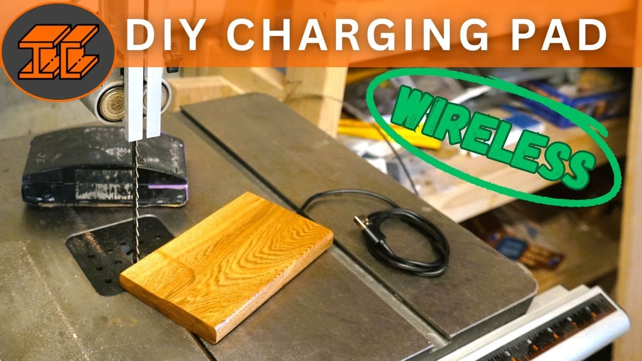 Make A DIY Wood Wireless Phone Charging Pad