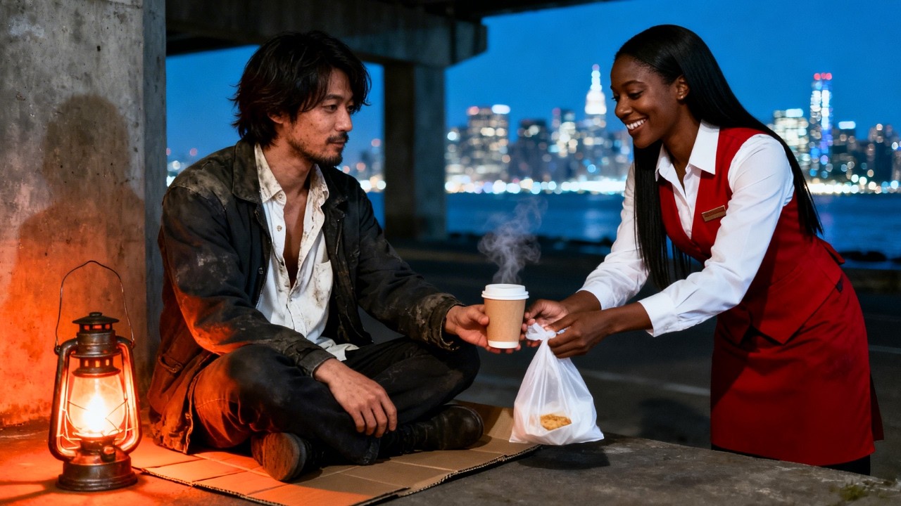 African Girl Feeds a Homeless Japanese Man &mdash; Not Knowing He Was a Ruthless Mafia Boss