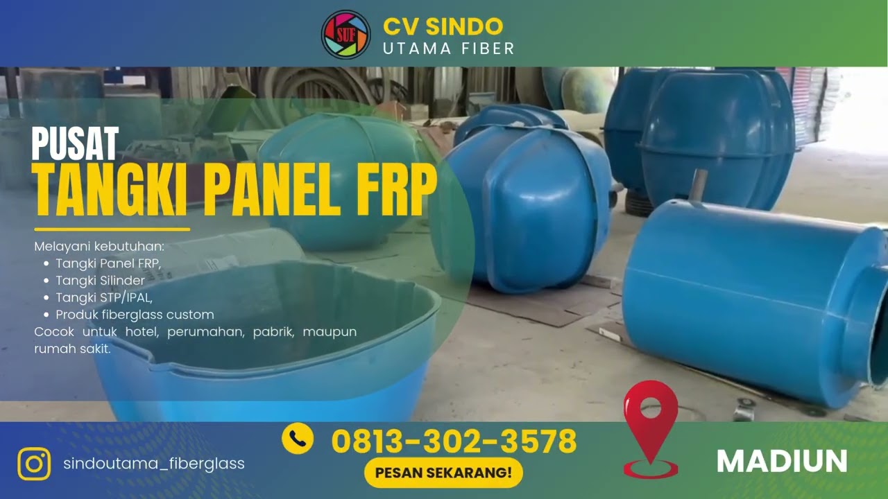 HPWA 0813 302 3578 Terpercaya! Pusat Tangki Fiberglass Terpercaya di Madiun Jatim