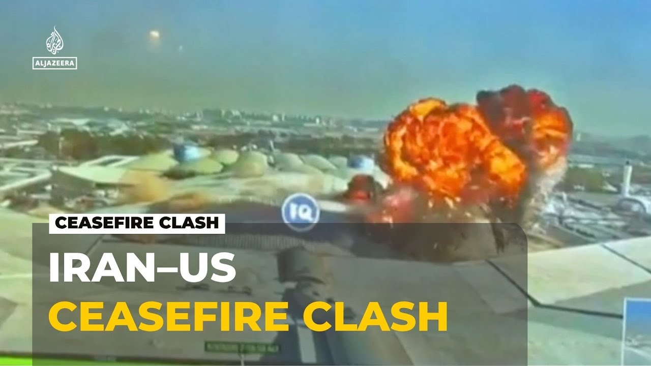 Rising tensions between Iran and the United States amid debate over a fragile ceasefire in the Gulf