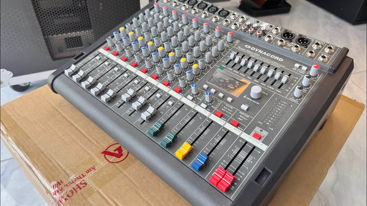 Mixer Dynacord Power mate 600 Liền Công Suất Loại Cao Cấp Uy Tín Quá Vụt Luôn Cặp Full 40