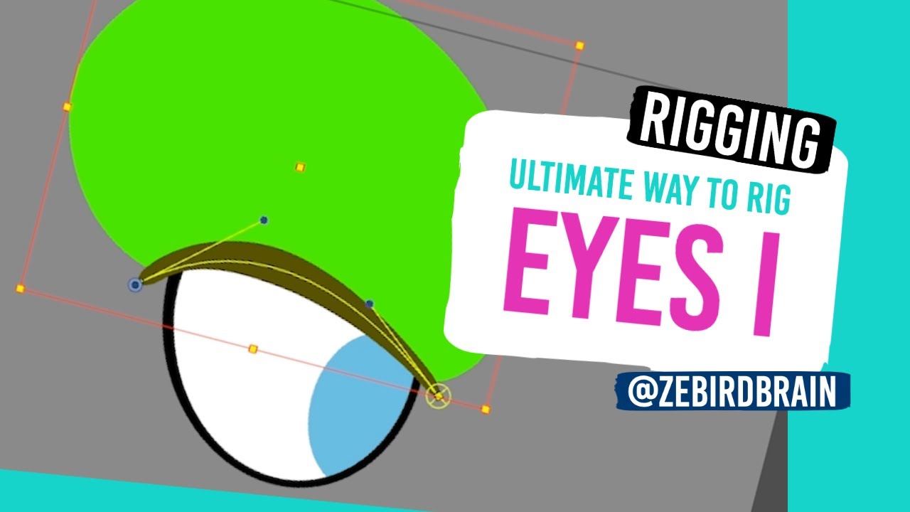 [OLD VIDEO: NEEDS TO BE UPDATED] RIGGING - Rigging a simple EYE (Harmony Premium)