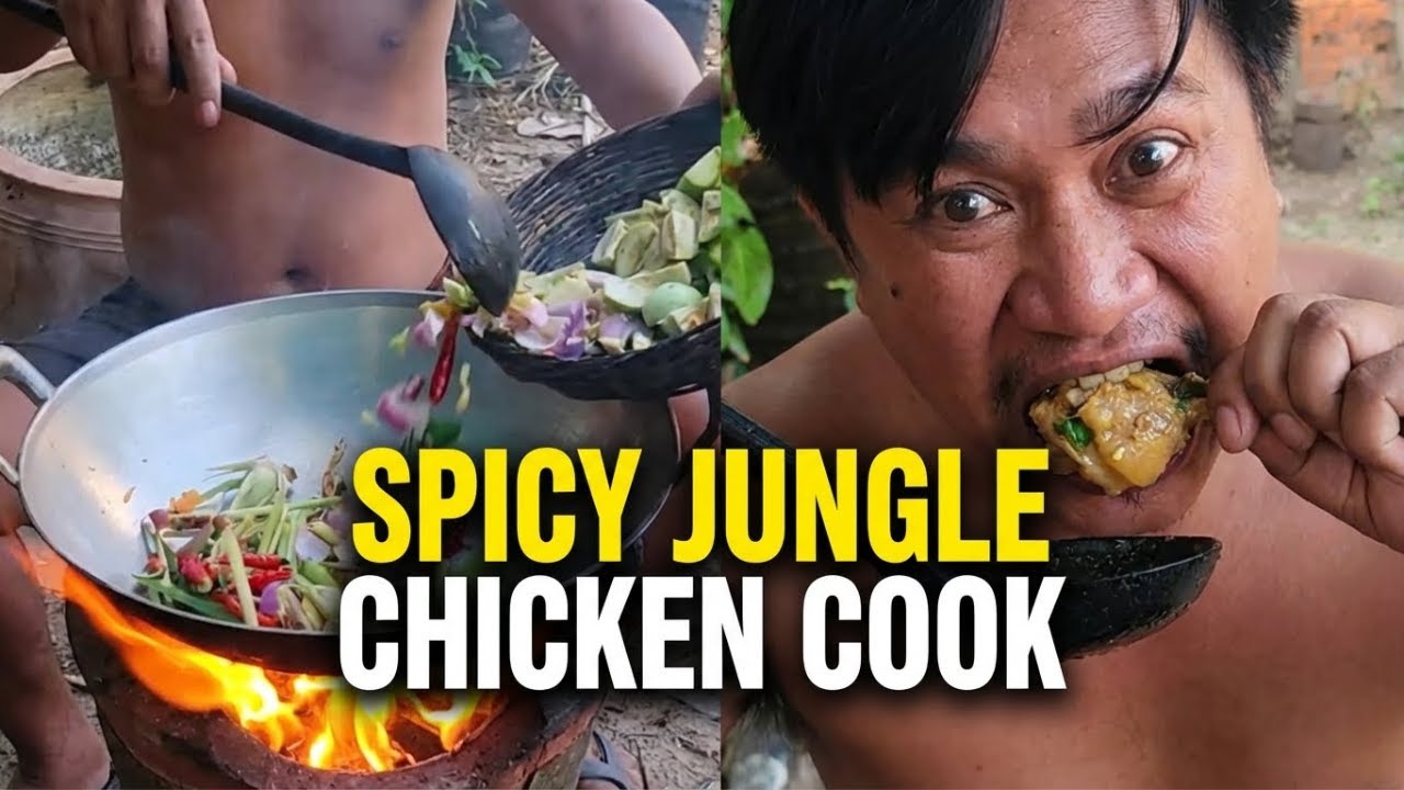 Traditional Duck Cooking in an Asian Village | Wood Fire