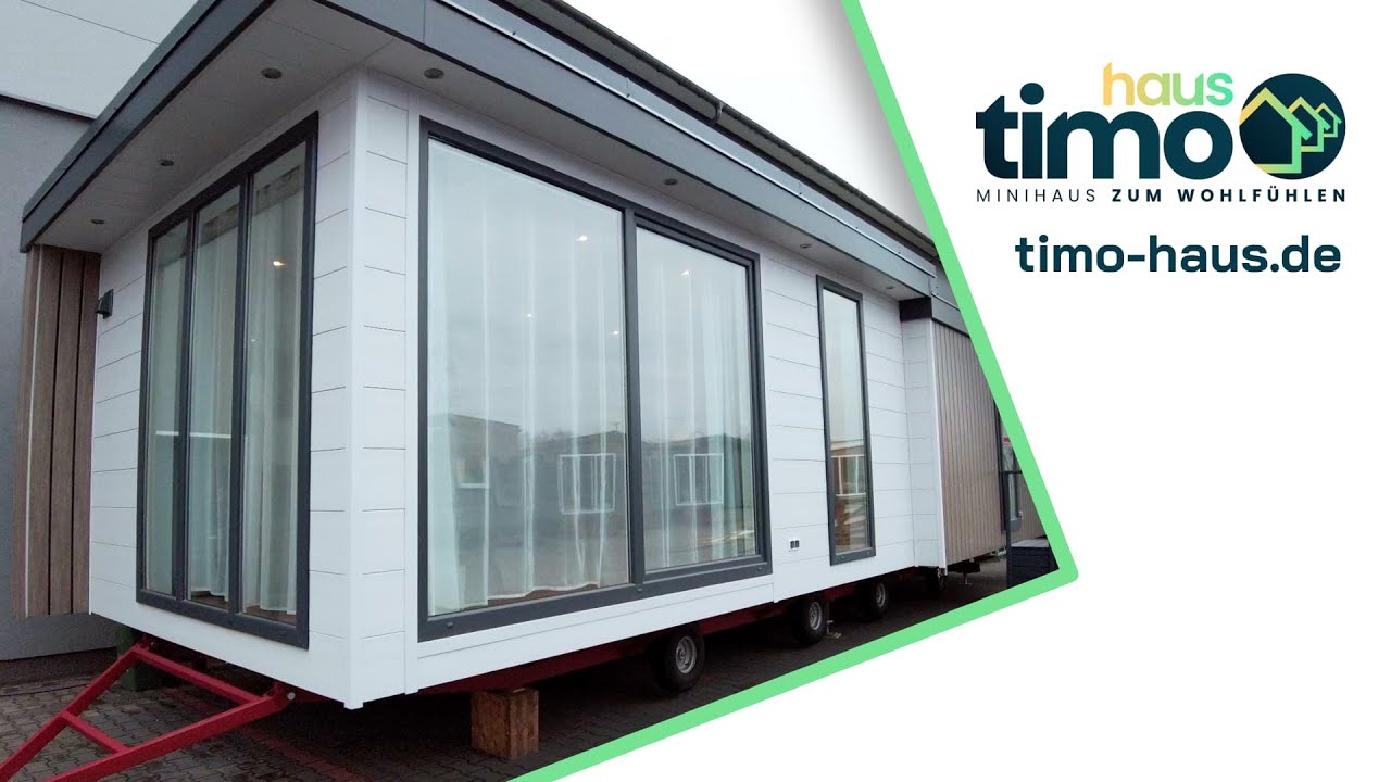 TRAUMHAFT! 12x4m Mobilheim, Mini Haus, Bungalow, Chalet, Tiny House, Fertighaus!  - timo-haus.de
