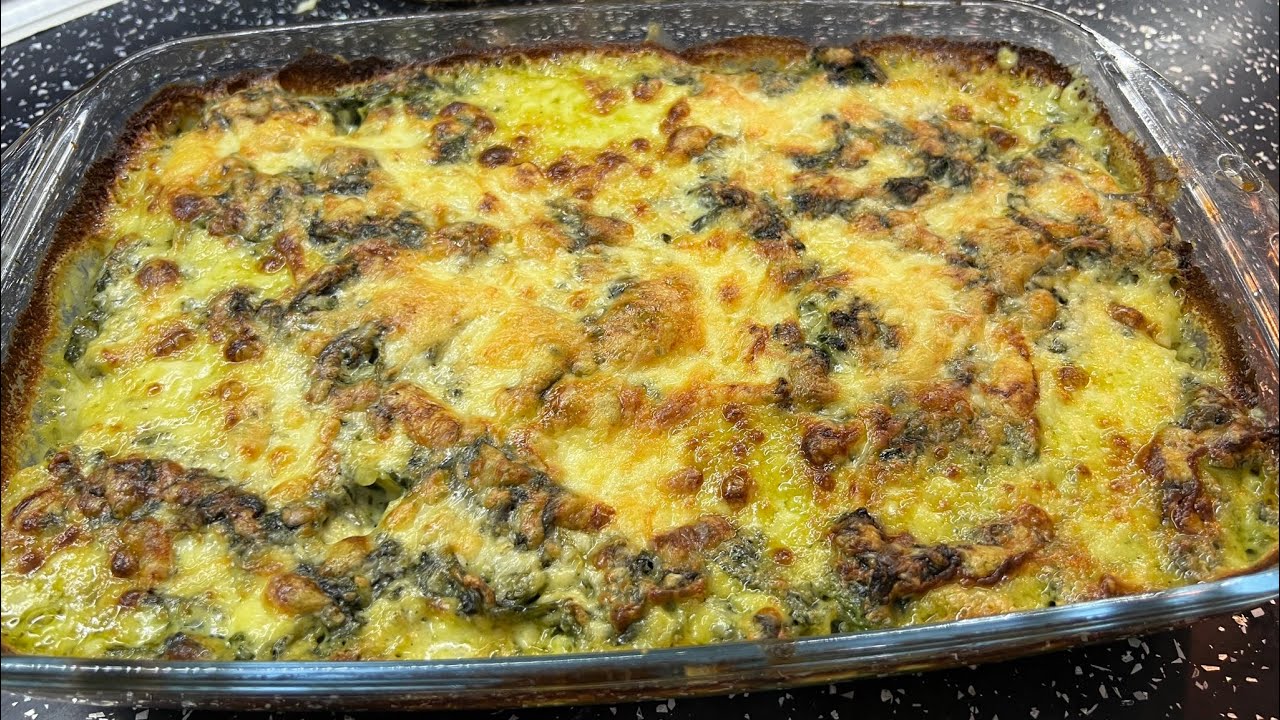 ЗАПЕЧЕННЫЙ КАРТОФЕЛЬ СО ШПИНАТОМ 🥰 Без мяса