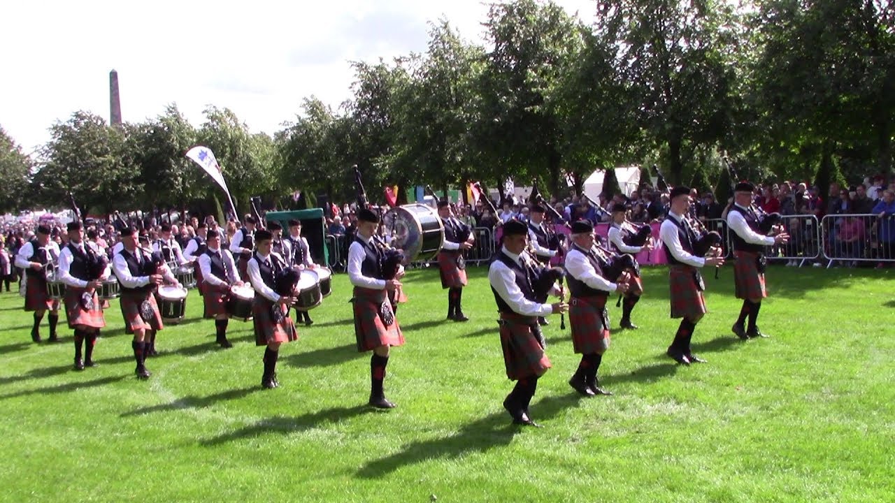 STRATHENDRICK PIPE BAND PERFORM AT THE WORLDS 2019