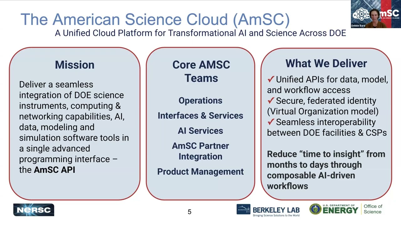 NERSC NUG Community Call - Updates on the American Science Cloud  (AmSC)