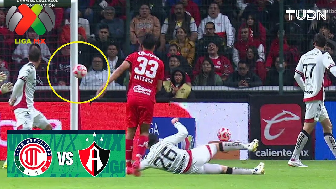 ¡OTRA VEZ EL POSTE! Toluca vs Atlas | Liga MX - Jornada 11 Clausura 2026 | TUDN
