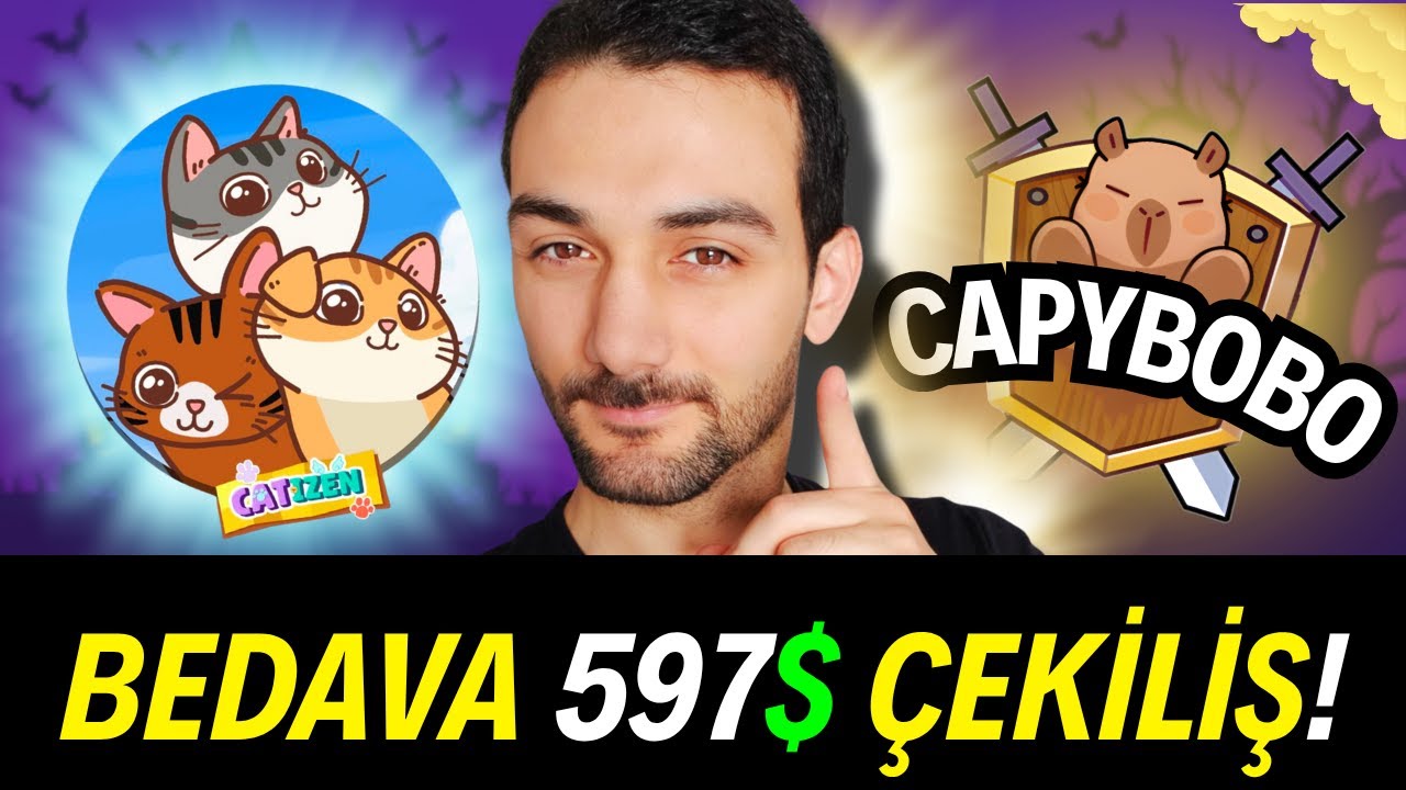 BEDAVA AİRDROP &Ccedil;EKİLİŞİ BAŞLIYOR! (Capy Bobo Airdrop Telegram Catizen Listing Date Crypto Presale)