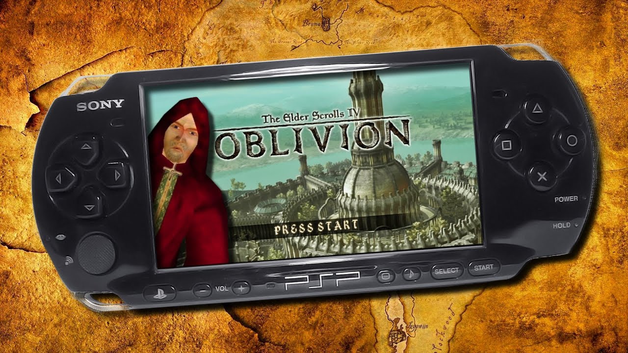Oblivion на PSP (это странно)