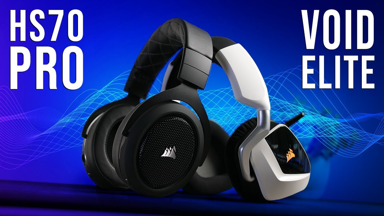 CORSAIR HS70 PRO Wireless vs VOID RGB ELITE Wireless