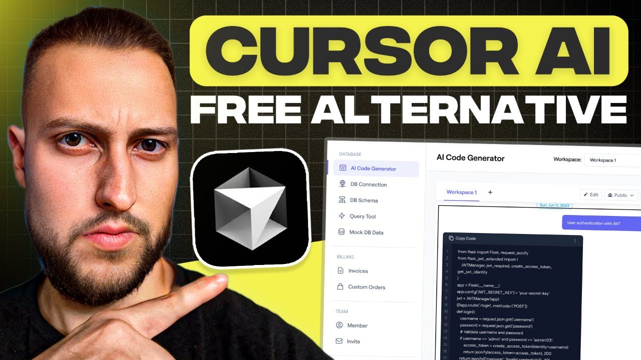 Best FREE Cursor AI Alternative - How to Build Apps With AI