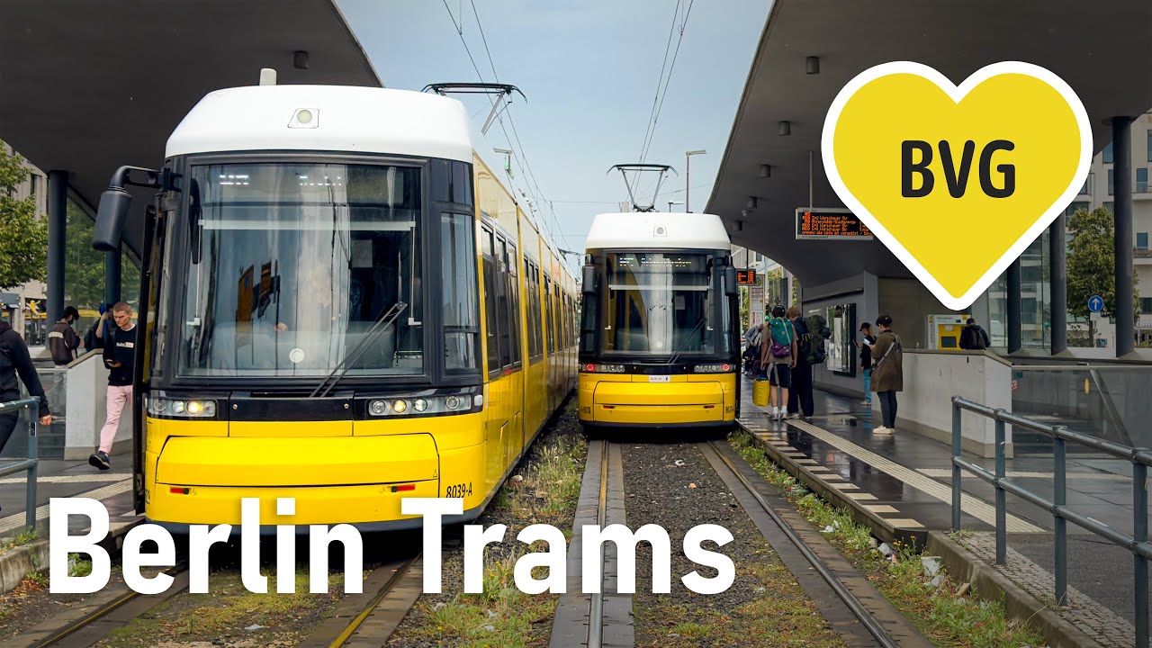 [4K] 🇩🇪 Берлинский Трамвай | BVG