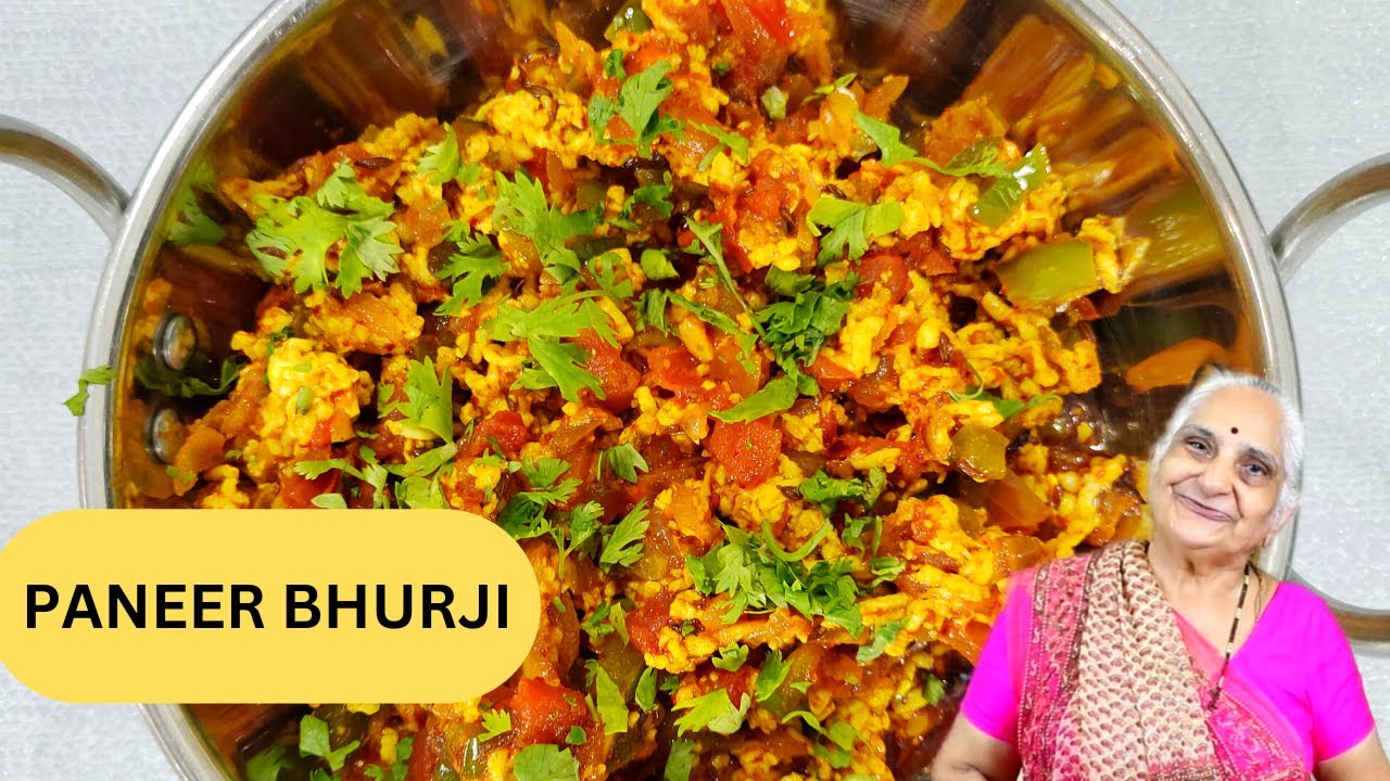 Mouthwatering Paneer Bhurji recipe by Gujju Ben I पनीर भुर्जी केले की विधि I પનીર ભુર્જી રેસીપી