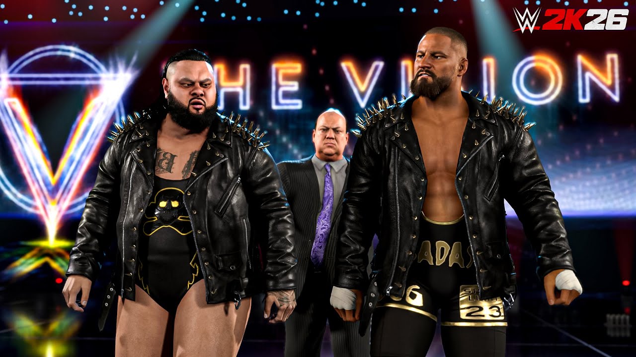 WWE 2K26: Выход на ринг Брона Брейккера, Бронсона Рида и Пола Хеймана в роли Вижена!