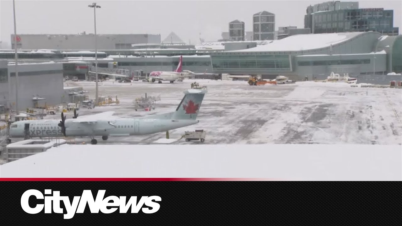 'All hands on deck' at Toronto Pearson following snowstorm
