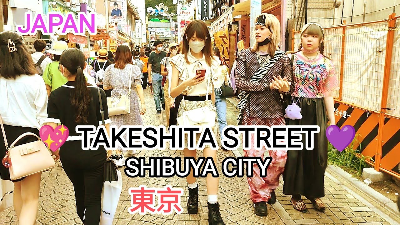 Walking Tour Around Harajuku. View of Takeshita Street. # ONE WORLD WALKER. জাপানে ঘোরাঘুরি। Tokyo.